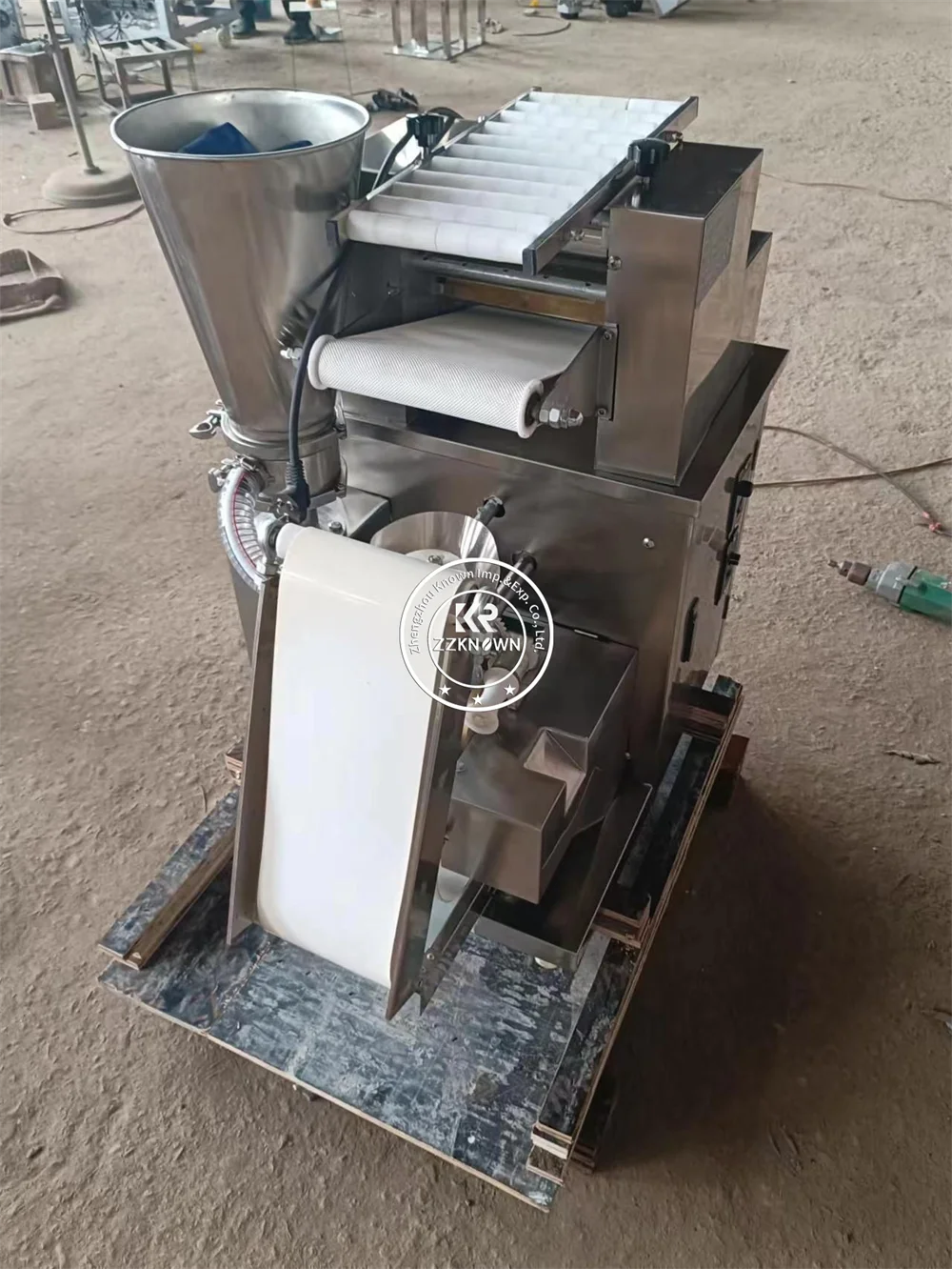 Roestvrijstalen Volautomatische Samosa Empanada Gyoza Mini Knoedel Maken Machine Klein Formaat Knoedelmachine