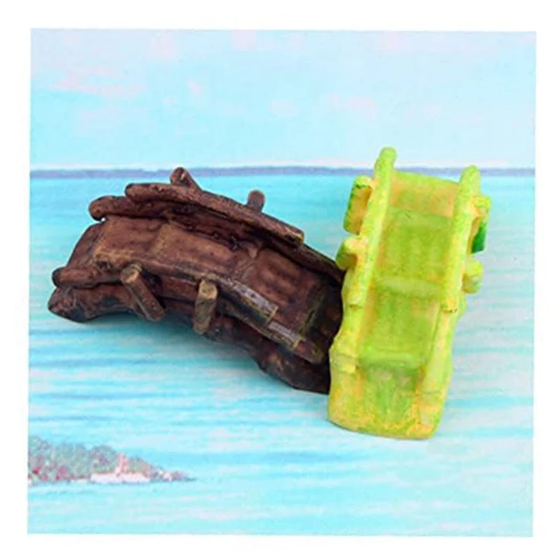 20 個植木鉢飾り小さな竹橋飾り爬虫類爬虫類アクセサリーガーデンベンチ盆栽置物