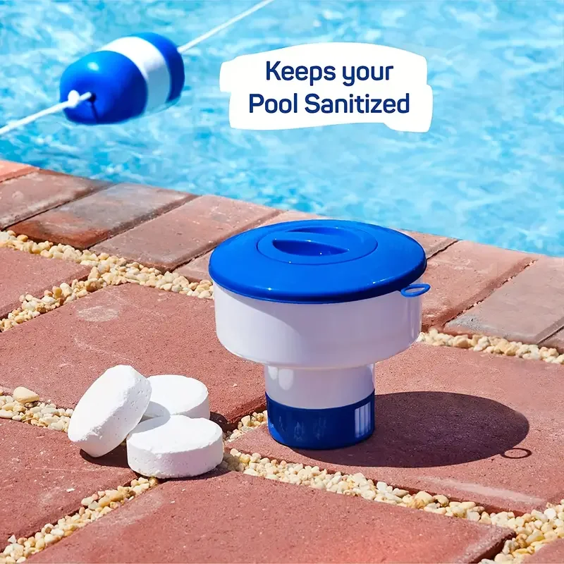 Swimming Pool Floating Dispenser Sterilizer Chemically Floater Chlorine Tablets Automatic Floating Dispenser Enduring
