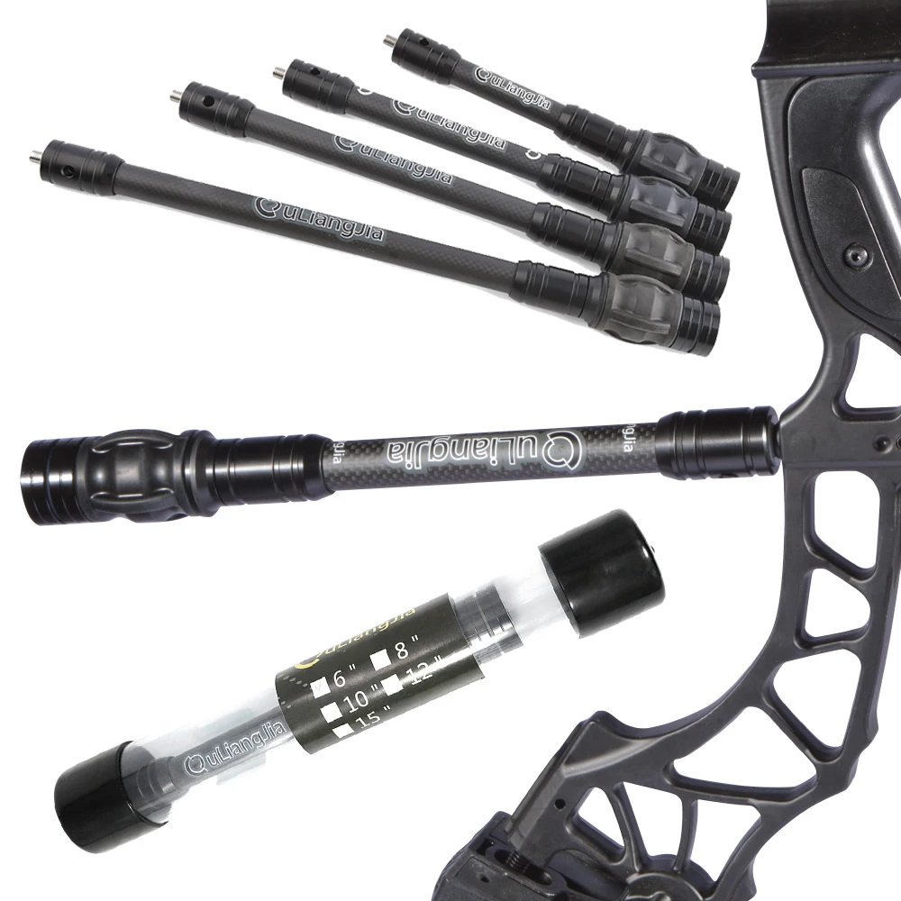 

Archery Carbon Stabilizer Balance Bar 6/8/10/12 Inch Stabilizer Carbon Fiber for Compound Bow Shooting Hunting Accessories
