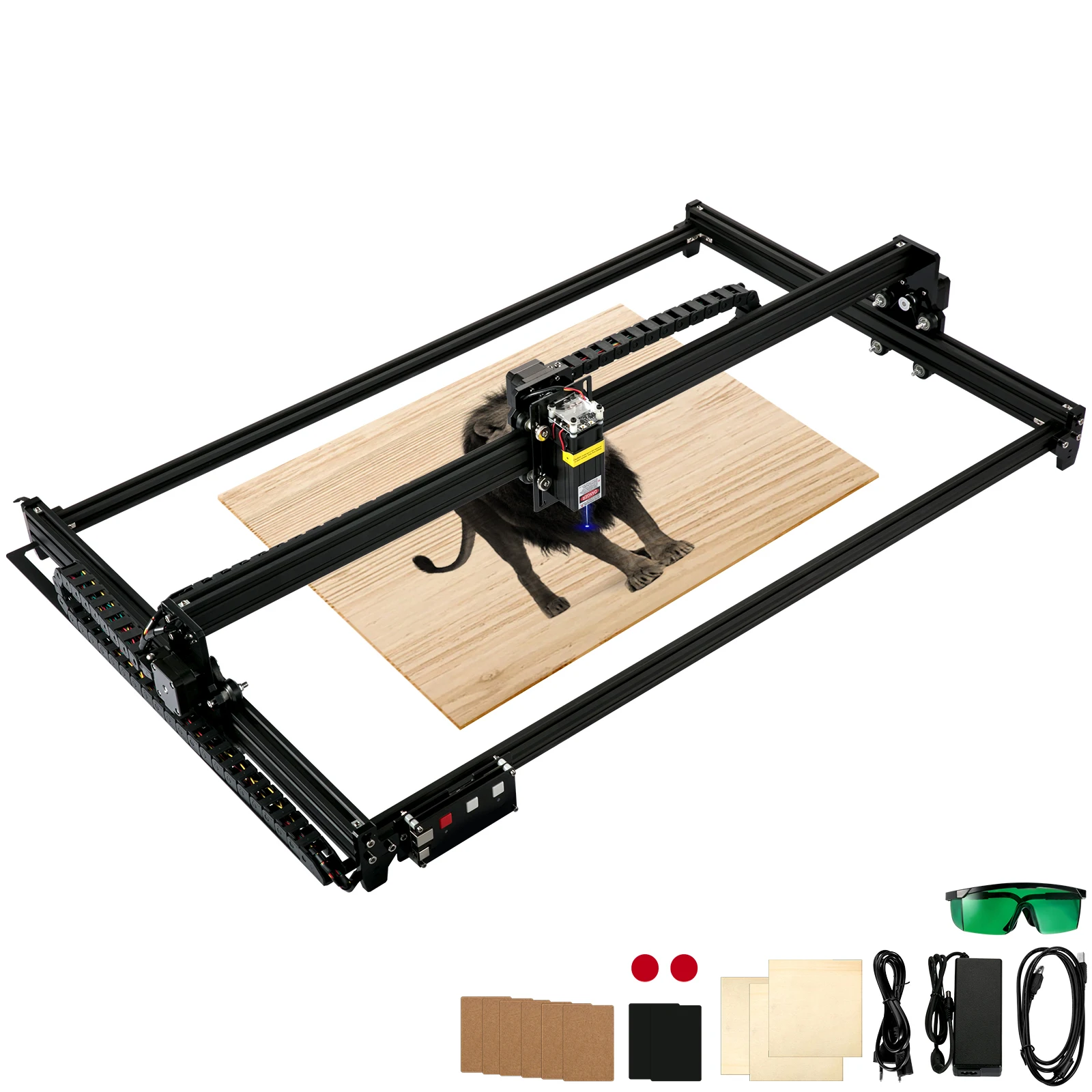 SucceBuy Mini Incisore Laser 46x81cm 6W/41x40cm 31x30cm 5.5W Desktop FAI DA TE GRBL Controllo Router di CNC Macchina da taglio per incisione laser