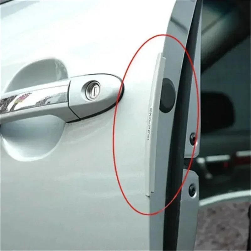 8PCS Car Door Protection Strip Anti-scratch Impact Body Protector Buffer Decorative Edge Automotive Body Decorative Accessories