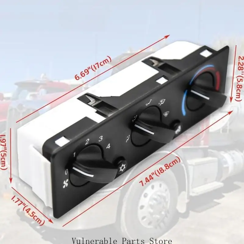 لوحة التحكم في تكييف الهواء D0UC Q21-6012 Q216012 لـ Peterbilt 325 330 335 337 348 استبدال وحدة التحكم في HVAC