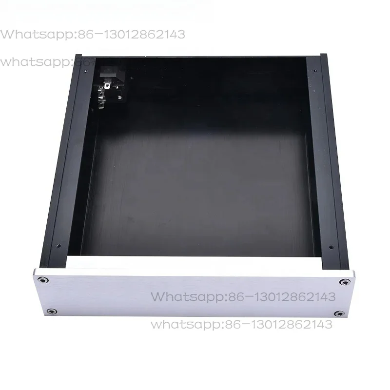 Manufacturer 2205 Customized Anodized Power Amplifier Case Aluminum Chassis for DAC Preamp or Headphone Amp