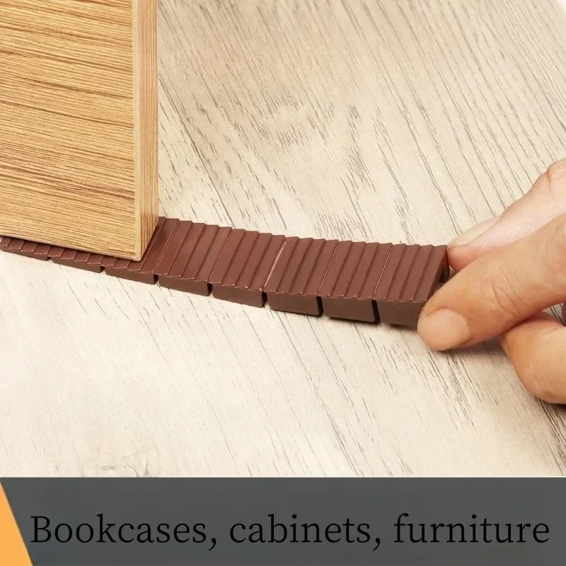 30PCS Flexible Plastic Wedges Shims Leveling Table Shims Premium Furniture Levelers Door Cabinet Shim Wedges Pads hardware
