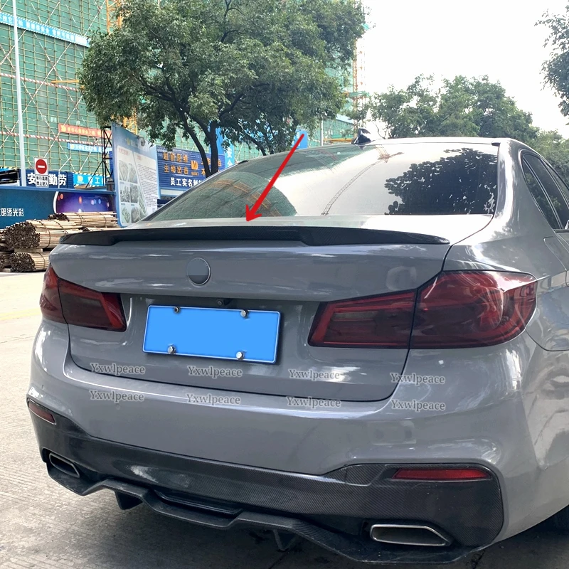 

For BMW G30 G38 Spoiler 520i 535i 530i 525i 2018 2019 2020 2021 2022 ABS Material P Style Rear Trunk Lip Spoiler Car Accessories