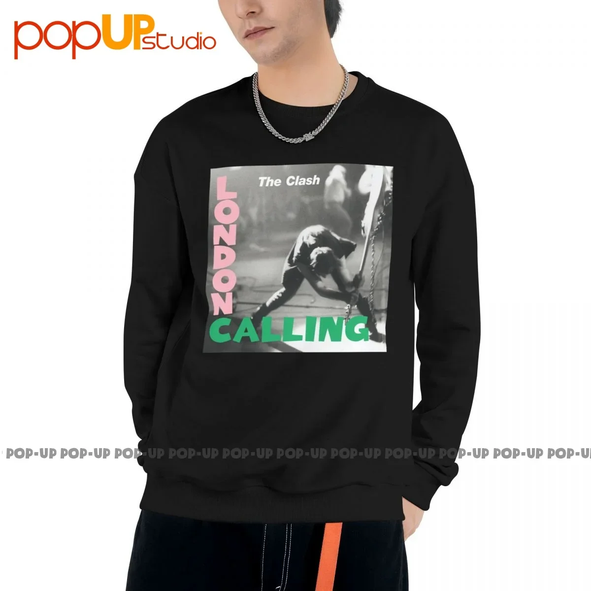 The Clash London Calling Sweatshirt Pullover Shirts Pop Design Premium Best Seller