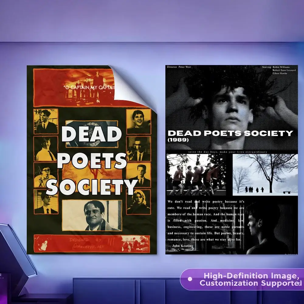 Dead P-Poets S-Society Movie Painting Calligraphy HD Canvas Poster Crease Free Waterproof All Space Wall Decor