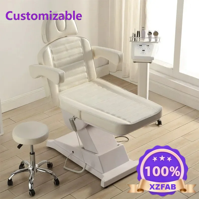 Factory Direct 2026 Manufacturer Electric Beauty Bed Folding Lifting Plastic Injection Beauty Salon Tattoo Embroidery