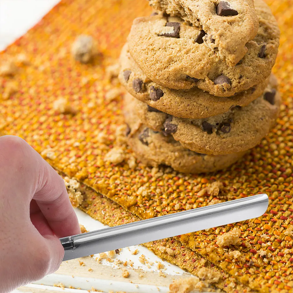 

Crumb Scraper Bread Cleaner Kitchen Tool Silver Home Countertop Tabletop Restaurant Equipment Aluminum Portable
