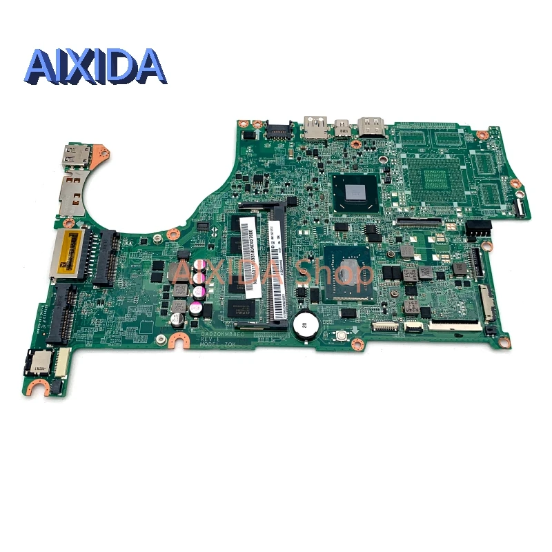 AIXIDA NBMA311009 DA0ZQKMB8E0 main board For Acer Aspire V5-472 V5-572 Laptop Motherboard 2127U CPU 4GB RAM onboard full test