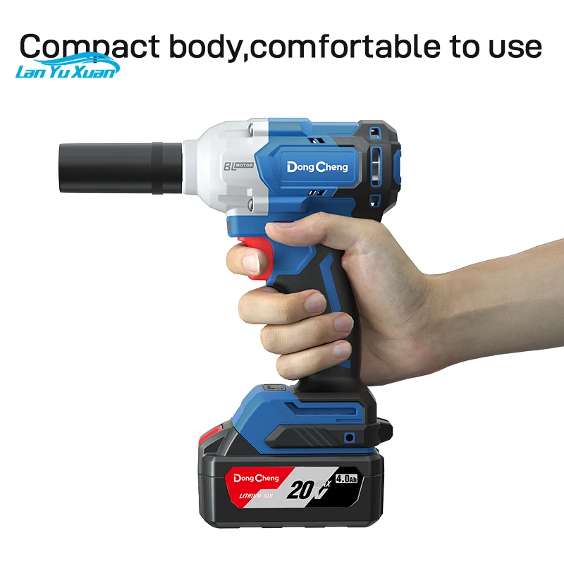 

DongCheng New Arrival 488N.m 1/2 Inch Brushless Motor 20V Power Professional Battery Cordless Impact Wrench