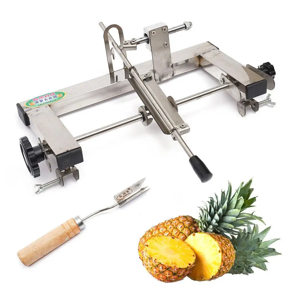 

Pineapple Slicer Diced Fruit Peeling Machine Peeler Tool Stainless Steel New