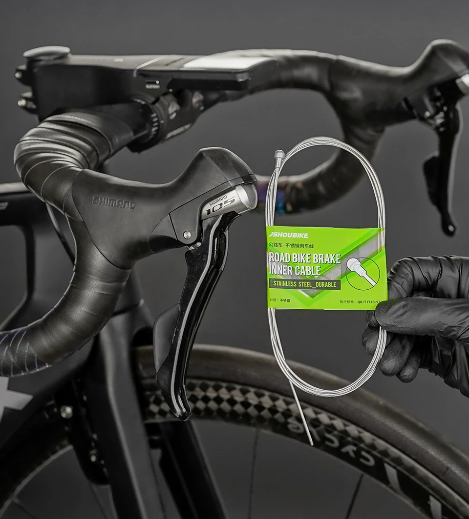 JSHOUBIKE 1/2/20 Stück MTB/Rennrad Innen-Schalt- und Bremsseil 2,1 m/2,3 m/5 m, robustes Edelstahlseil für Renn- und Mountainbikes – Detail 15