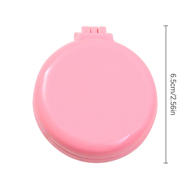 Mini Haarkam Met Spiegel Opvouwbare Kam Reis Draagbare Massage Vrouwen Meisje Haarborstel Macaron Airbag Kam Styling Tools Cadeau