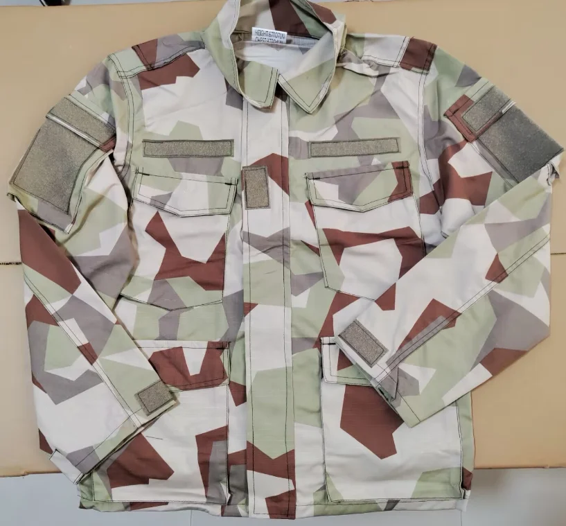 Swedish Geometry Desert Uniform Man Spring Suit Include Jacket Pants