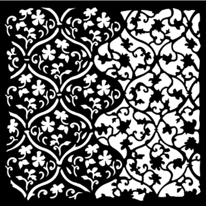 Different Patterns Arranged in a Disorderly Manner Metal Cutting Stencil Scrapbook Diary Decoration Stencil Embossing Template
