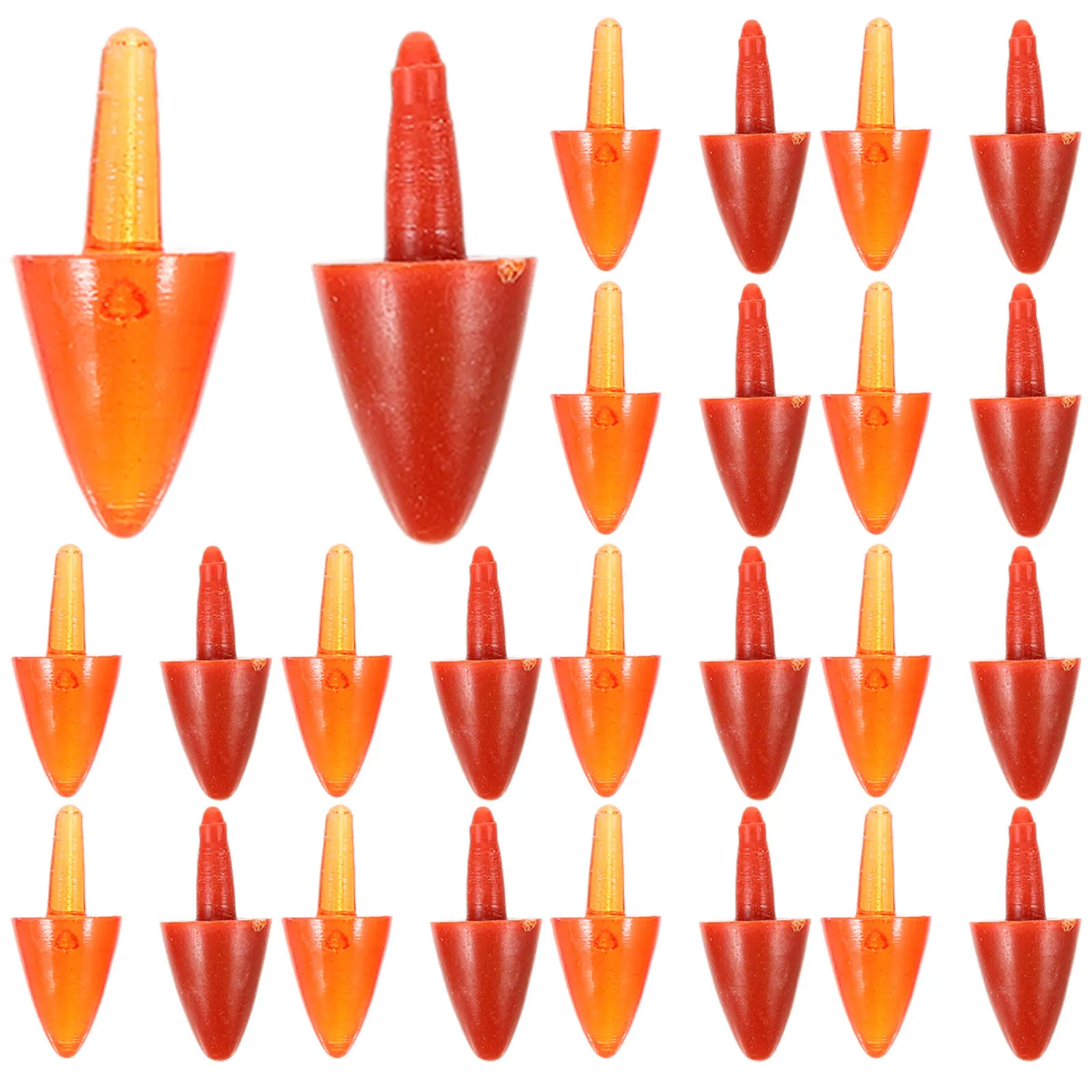

200 Pcs Hat Snowman Nose Accessory Mini Plastic for Crafts Decorating Making Kit