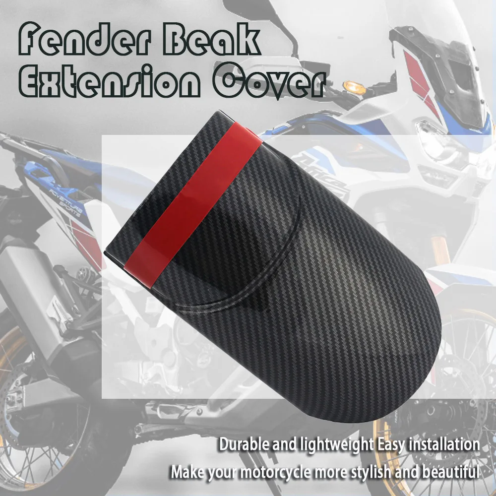 

For Honda Africa Twin CRF1000L 2016 2017 Motorcycle Carbon Front Mudguard Fender Rear Extender Extension