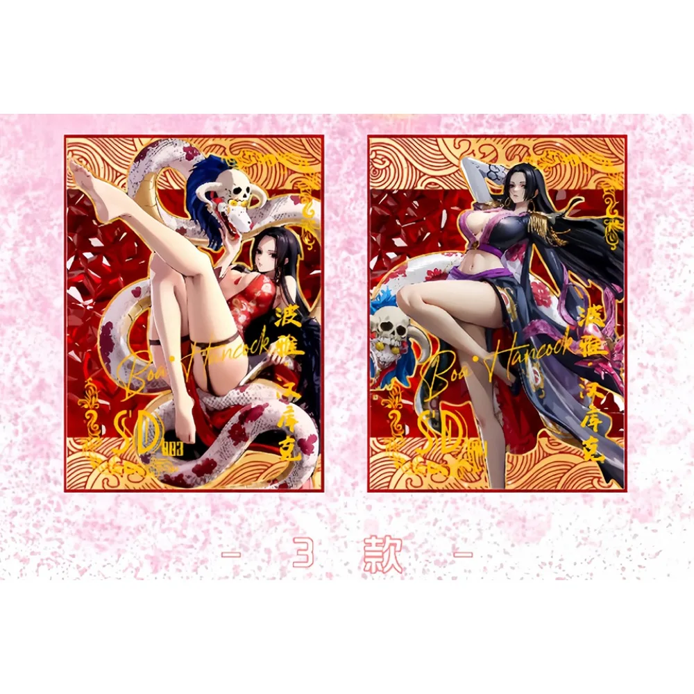 The Empress Story Collection Cards Goddess Series Anime Attractive Boa·Hancock Birthday Commemorative Card Children Holiday Gift