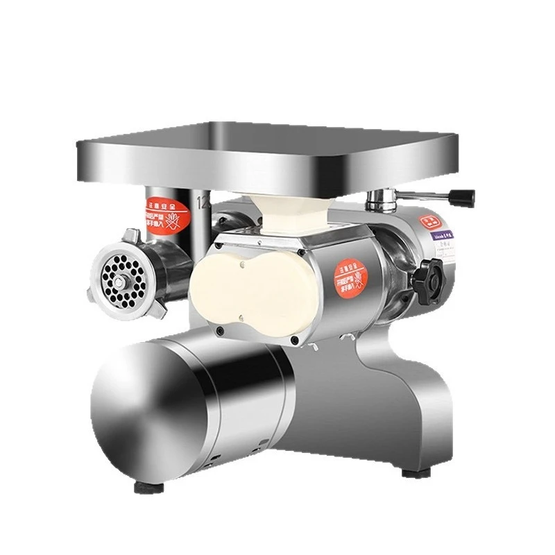

Meat Grinder Commercial Electric Stainless Steel High Power Large Minced Meat Grinding Stuffing