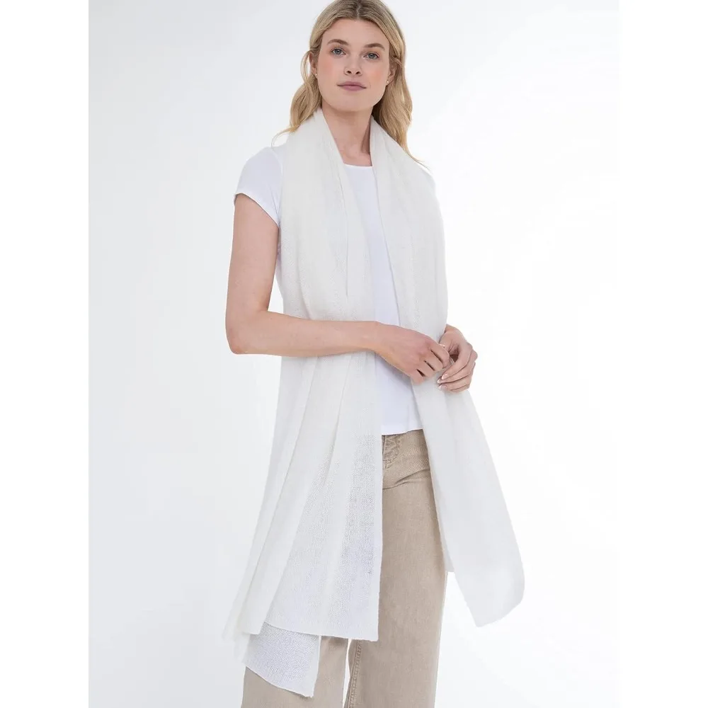 럭셔리 경량 100% 캐시미어 여행용 랩 편안한 여행을 위한