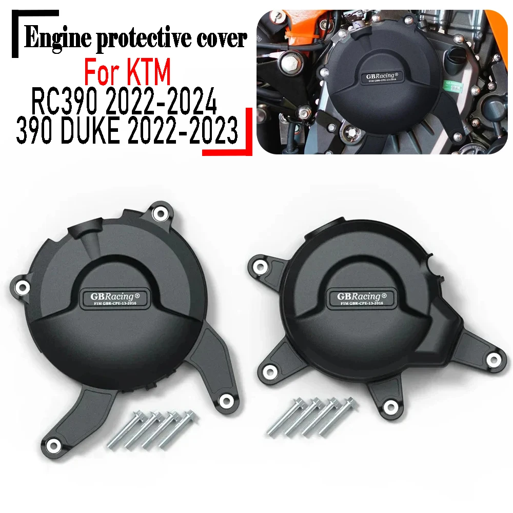 

For KTM RC390 2022 2023 2024 / 390 Duke 2022-2023 GB Racing engine protective cover, decorative cover, motorcycle accessories