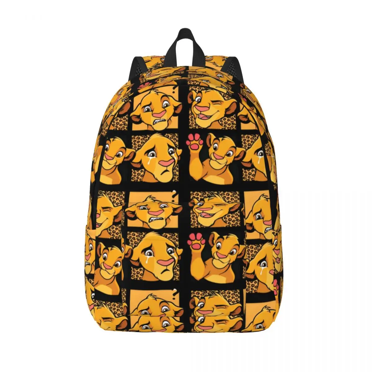 

Классический рюкзак Lion King Simba, уличный студенческий деловой рюкзак для мужчин и женщин, холщовые сумки для ноутбуков