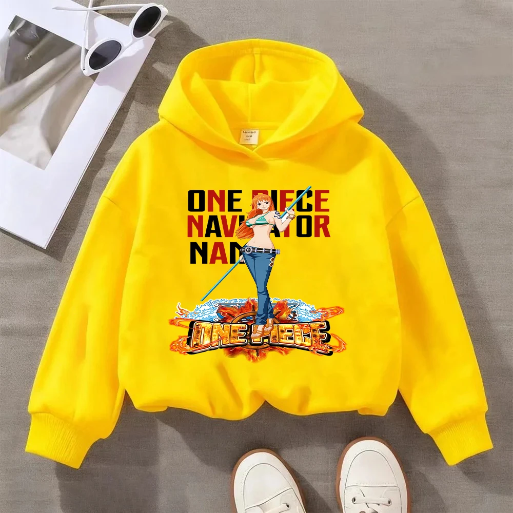 Bluza dziecięca One Piece Vinsmoke Sanji z nadrukiem anime, codzienna bluza dla chłopców i dziewcząt, bluza z postacią z kreskówki dla dzieci.