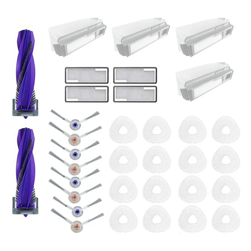 

Роликовая основная боковая щетка Hepa фильтр Швабра тканевые Сменные аксессуары для Narwal Freo X Ultra / Narwal J4