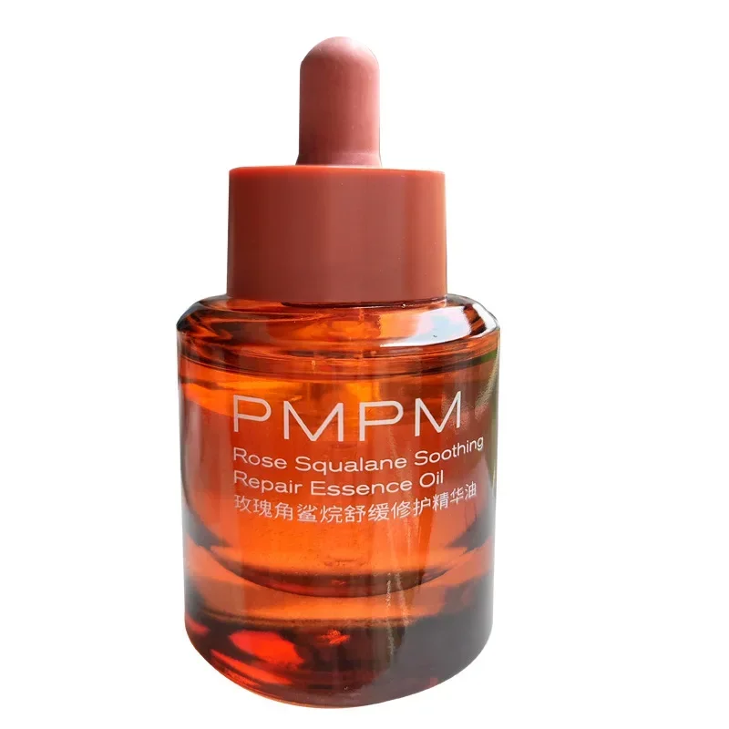 PMPM Rose Squalane Soothing Repairing Essential Oil 30ml Moisturise Anti-Wrinkle Brighten Serum Luxury Face Skincare Beauty