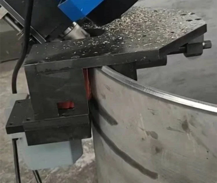 Uncapped Pipe Beveling Machine Large Pipe Beveling Machine Steel
