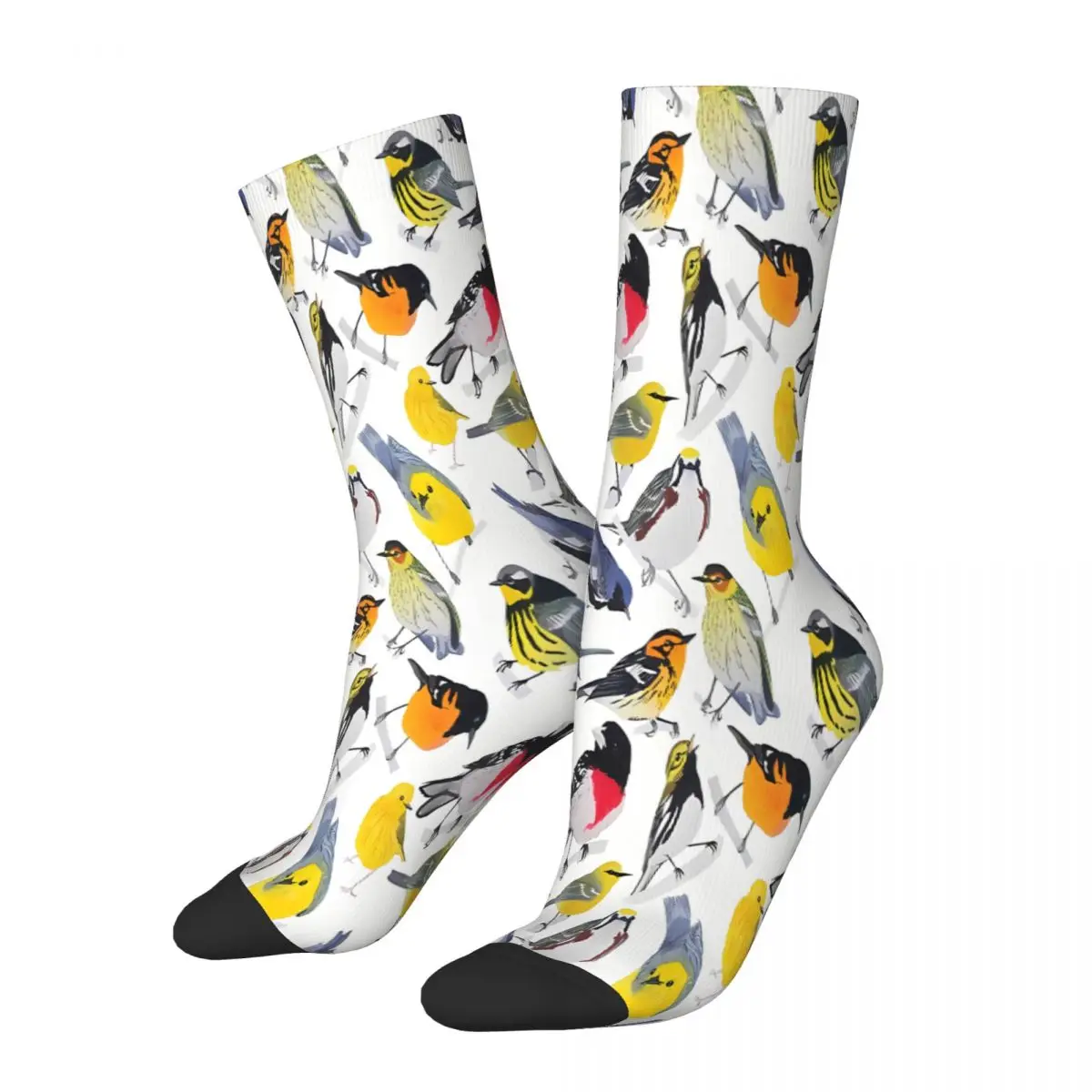 Springtime Birds Socks Male Mens Women Spring Stockings Hip Hop