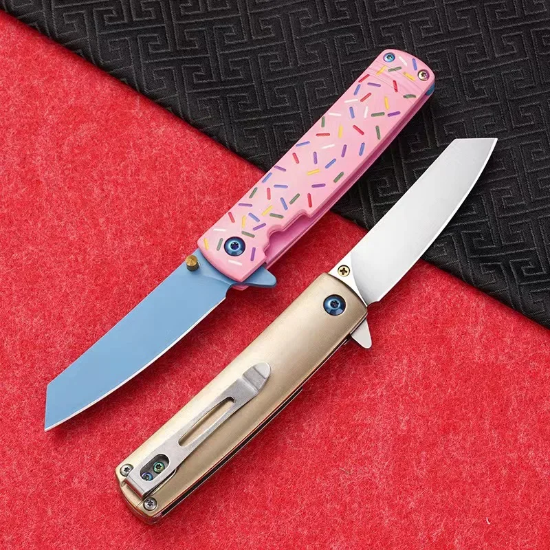 HOT!!!2024 New Colorful Folding Portable Knife Outdoor Knife