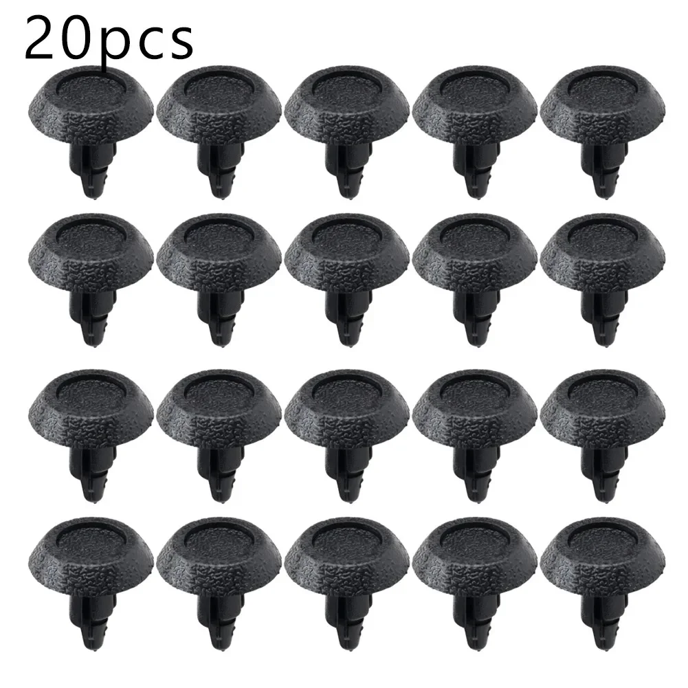 

100/20pcs For Toyota FOR Camry FOR Highlander Car Clips 7mm Holes Plastic Rivets Guards Mat Retaining Clips Auto Fasteners