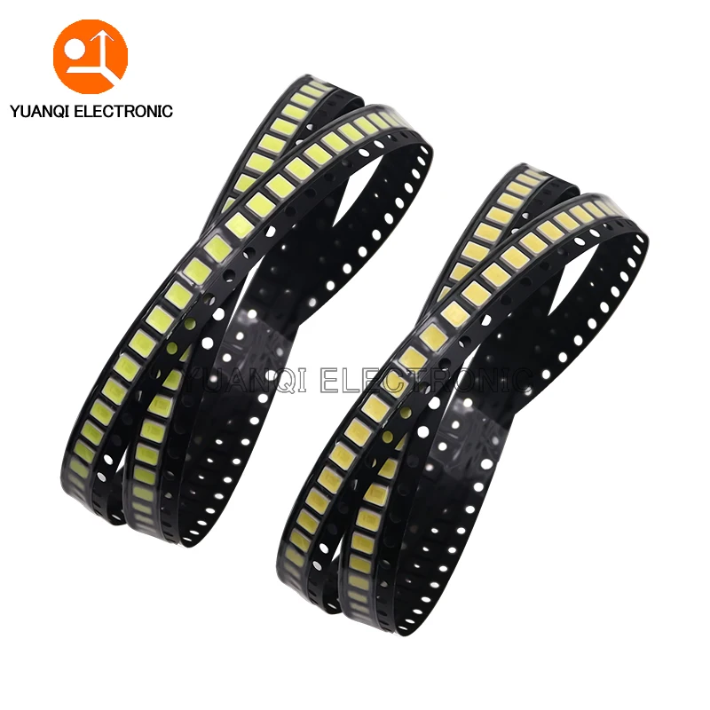 100pcs 2835 0.2W SMD LED Lamp Bead 20-25lm White / Warm White Chip Light Emitting Diode for DIY Light