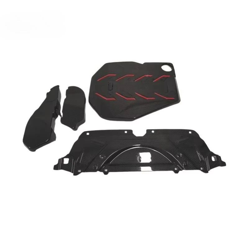 

Dry Carbon Fiber Engine Cover Engine Bay Parts for G90 M5