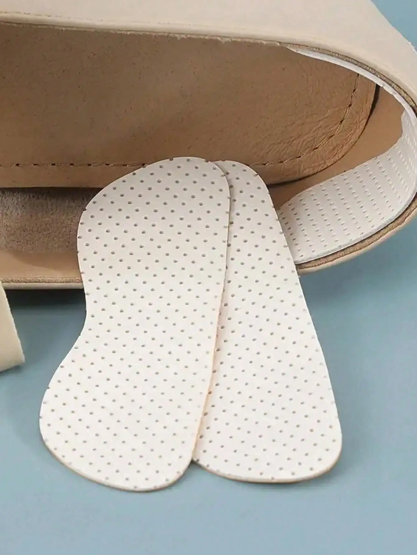 6 Stück Anti-Reibungs-Fersenpads, Leder-Fersenschutz, Blasenresistente Fußpolster, zur Schmerzlinderung für die Füße – Detail 4