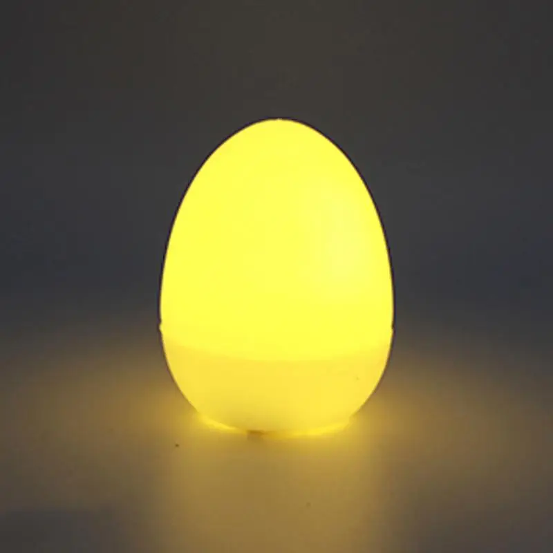 Huevo de Pascua con luz LED para decoración de mesa, 12 piezas, resistente a caídas, Multicolor, resistente al agua