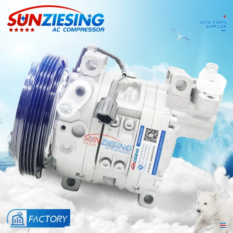 For nissan sunny B14 Sentra GSX DKV11G 12V 4pk 138mm 92600-7J100 Car Accessories Auto Parts Factory Ac Compressor