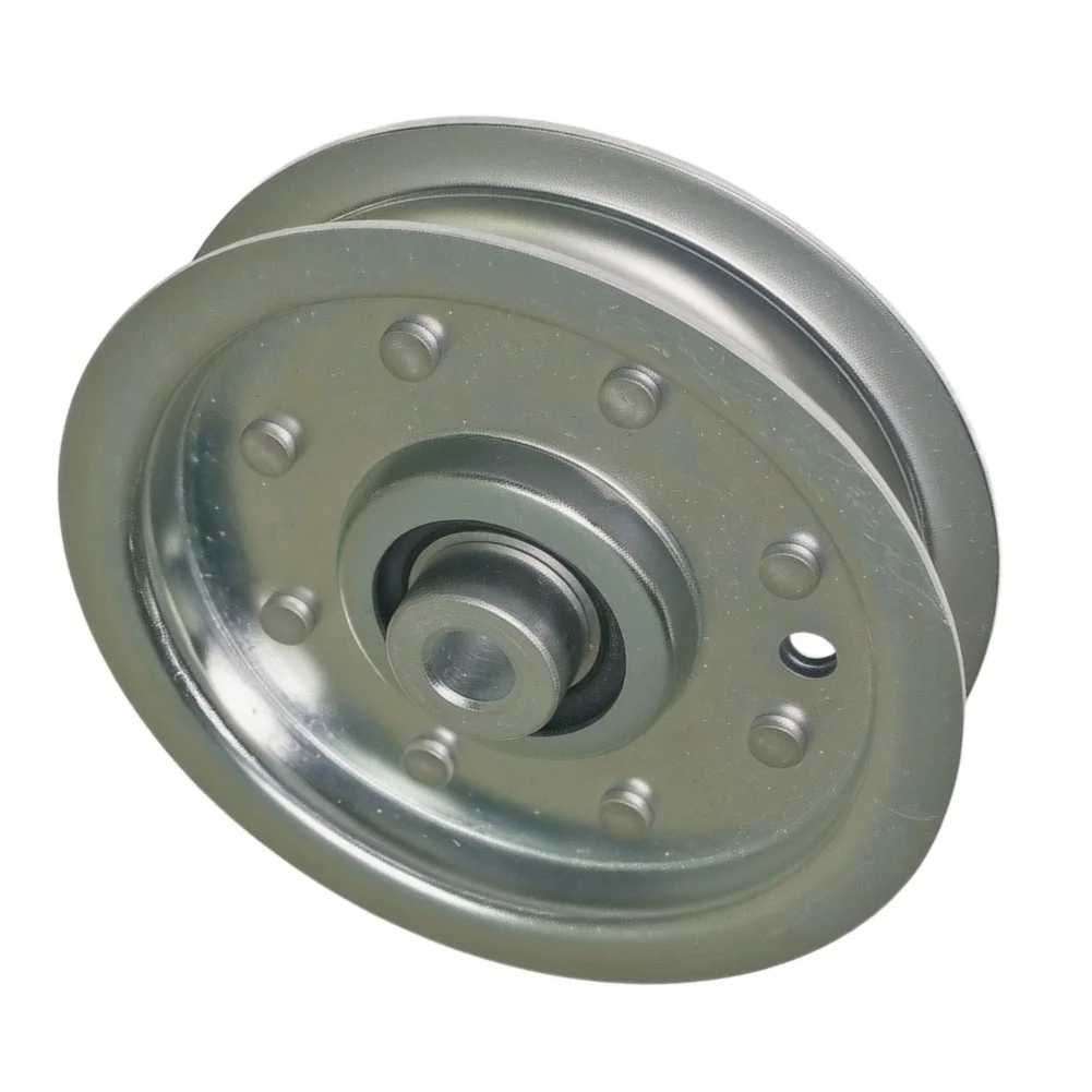 Single Slot Pulley with White Zinc Coating for Lawn Mower Models 956-0627 756-0627 756-0365 Supporting Mechanical Efficiency