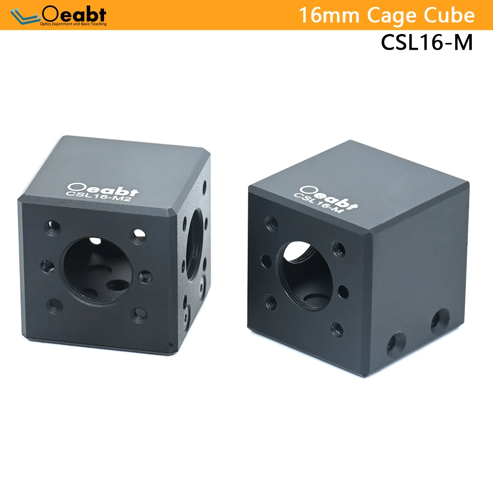 CSL16-M 16mm Cage Cube Mounted Turning Prism Mirrors Right Angle Reflective Prism Mount Compatible with SM05 Lens Sleeve