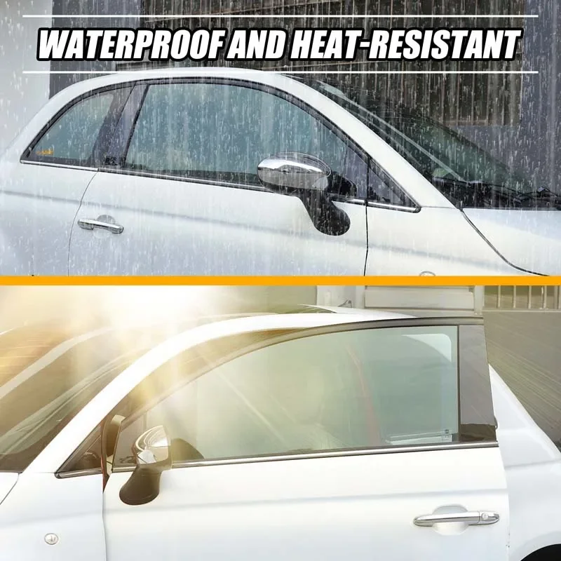 B أعمدة ملصق لشركة فيات 500 2008-2023 أبارث 595 695 2012-2017 2018 2019 2020 2021 2022 2023 قطعة أسود لامع