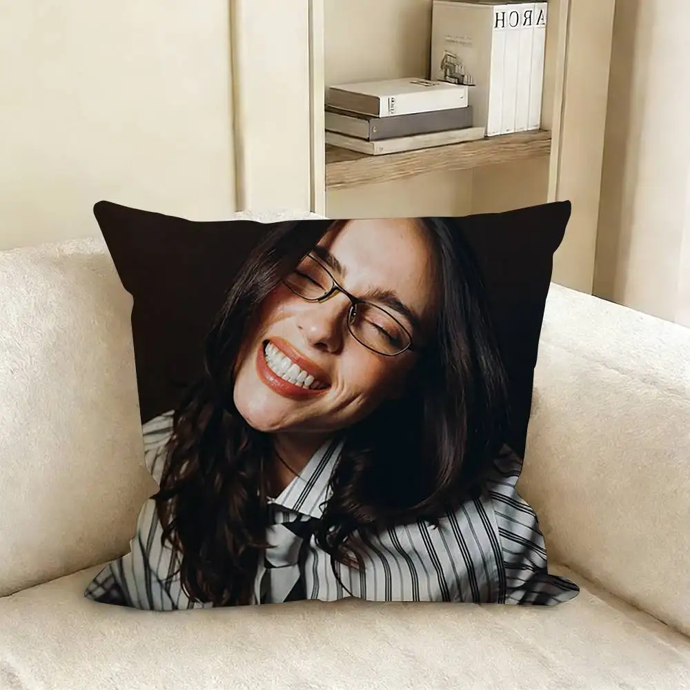 B-Billie Singer E-Eilish-S Pillow Cover Sofa Cushion Cover Home Room Decoration Children Gift