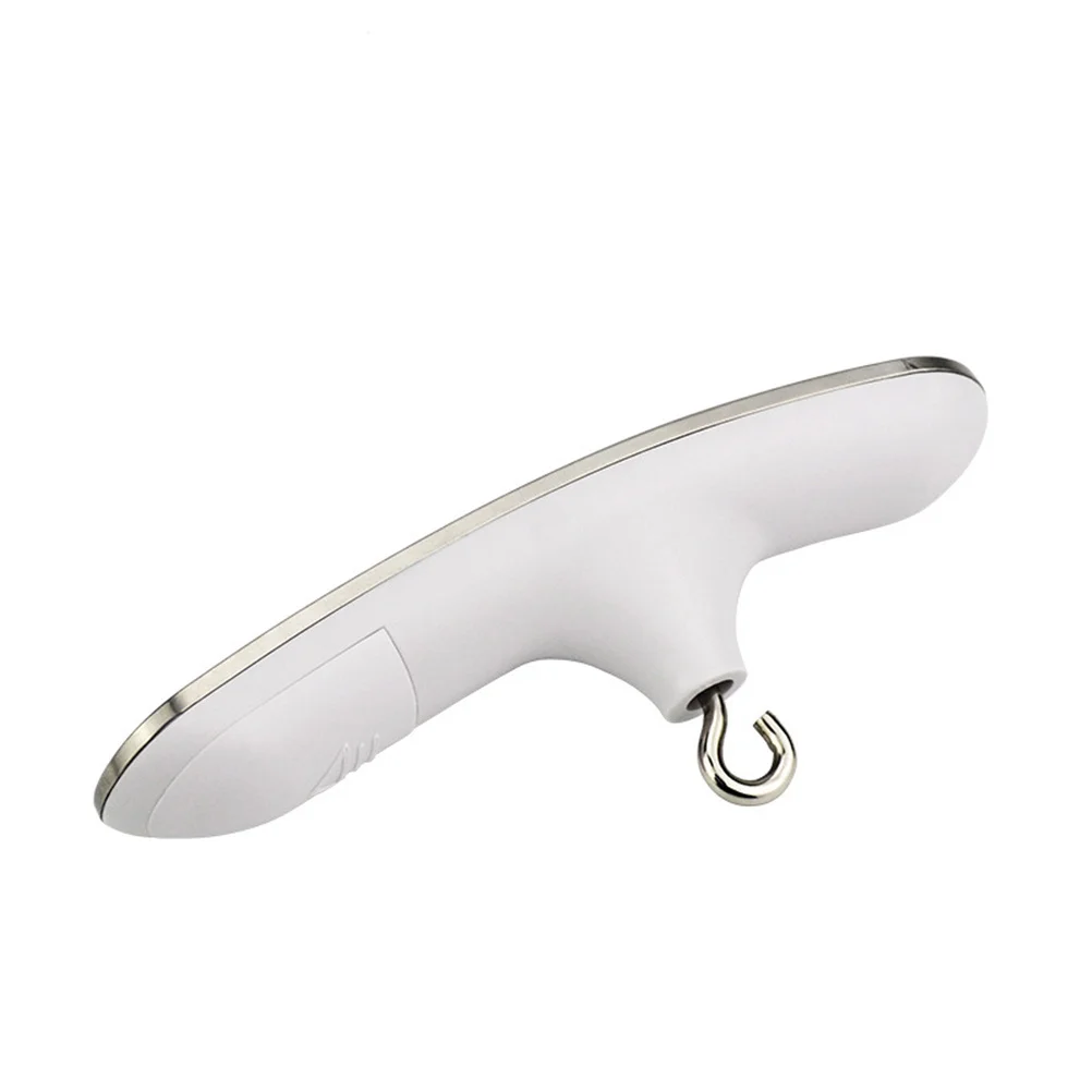 

Scale Digital Hanging Hook Scale Draw Weight Power Measuring Button for Recurve Compound Silver Portable