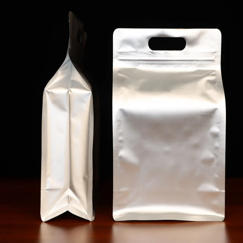 

20PCS 3D Aluminum Foil Portable Ziplock Packaging Bag DIY Xmas Matcha Snack Sugar CandyChocolate Beaf Tea Handle Storage Pouches