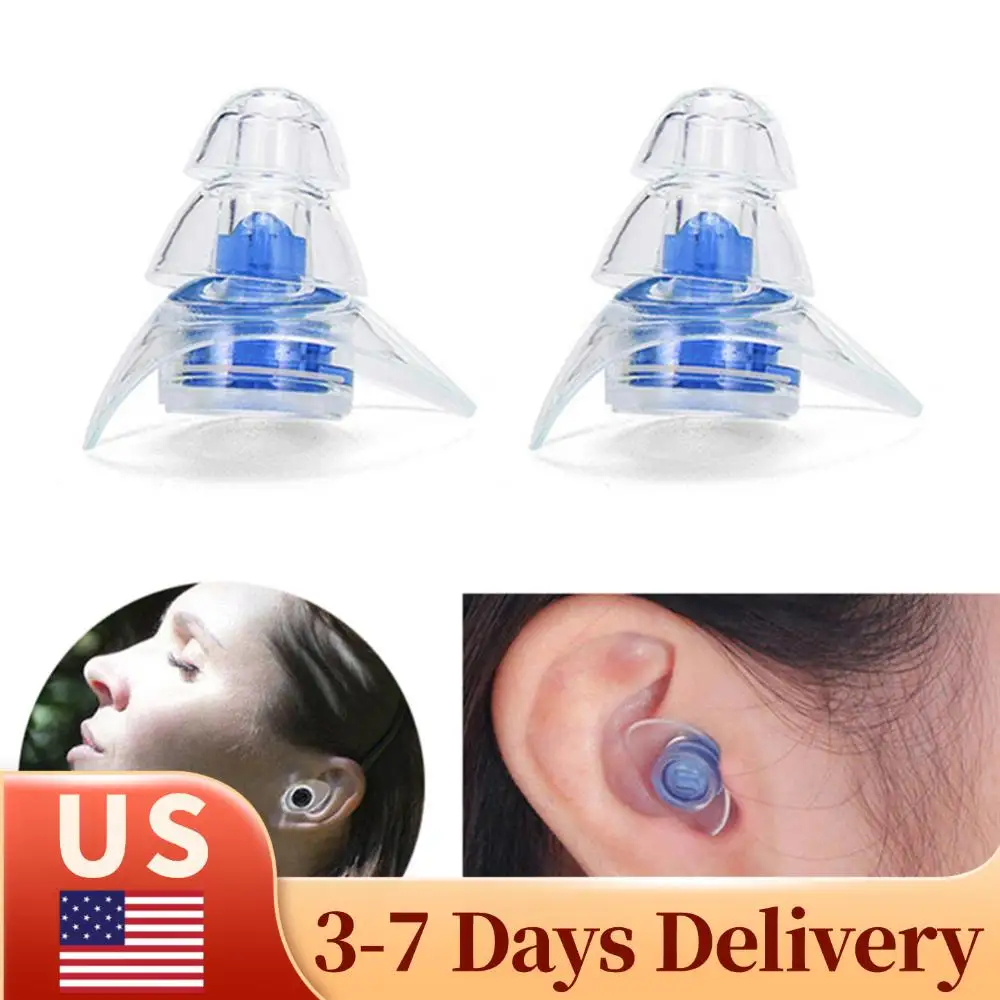 

1 Pair Soft Ear Plug Noise Reduction Ear Protection Plugs Reusable Sound Insulation Earplug for Sleeping Study Concert Hearing