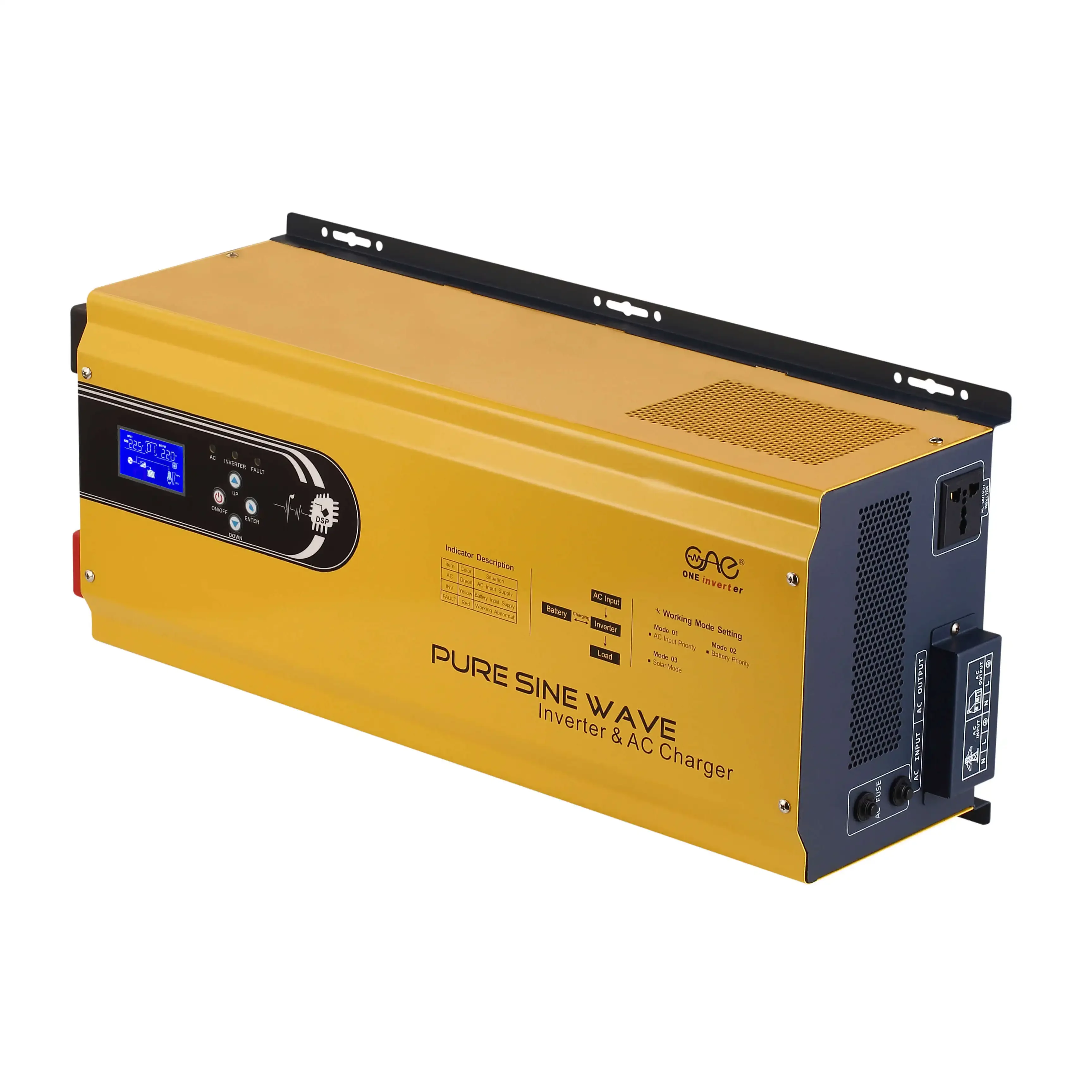 Single Phase Solar Inverter 6kw Inverter Off-grid Pure Sine Wave For Solar System