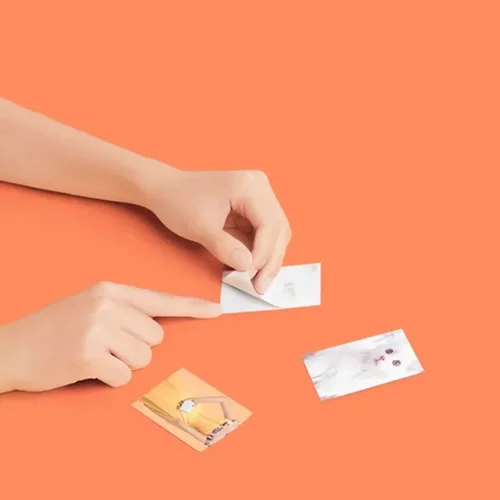 Imagen 2 del producto Original Xiaomi ZINK Pocket Printier papel de impresión fotográfica autoadhesivo 50 hojas para Xiaomi Mini impresora fotográfica de bolsillo de 3 pulgadas