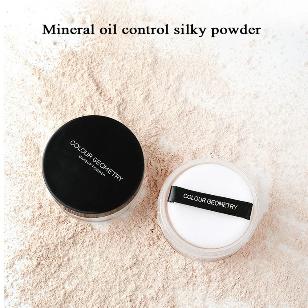 3 Colors Mineral Face Powder Oil Control Translucent Setting Powder Full Coverage Waterproof Face Powder Makeup Products